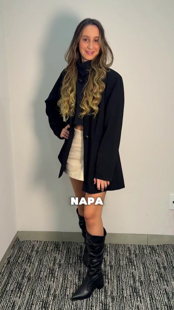 Bota Feminina GiGiL Cano Longo Enrugado Slouch Bico Fino Salto Bloco Médio Elegante Clássica Casual