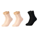 Kit Meias Térmicas Femininas FloresGlow – Pés Aquecidos e Conforto Máximo no Inverno