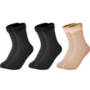 Kit Com 1,2, 3, 4, 5 ou 6 Pares de Meia Térmica Feminina Forrada de Inverno Várias cores