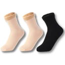 Kit Com 1,2, 3, 4, 5 ou 6 Pares de Meia Térmica Feminina Forrada de Inverno Várias cores