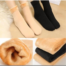 Kit Com 1,2, 3, 4, 5 ou 6 Pares de Meia Térmica Feminina Forrada de Inverno Várias cores
