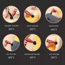Massageador Elétrico Profissional Muscular Pistola Portátil Original c/ 6 Níveis e 4 Ponteiras