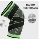 Kit 1/2 Joelheiras E Tornozeleira E Cotoveleira De Compressão Tensor Alívio De Dor No Joelho