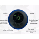 Mini Massageador Elétrico De Pescoço Portátil Para Alívio De Dores Musculares