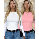 Kit 2 Camisas Térmica Feminina Proteção Uv 50+ Segunda Pele Camiseta Blusa Fria Academia Manga Longa